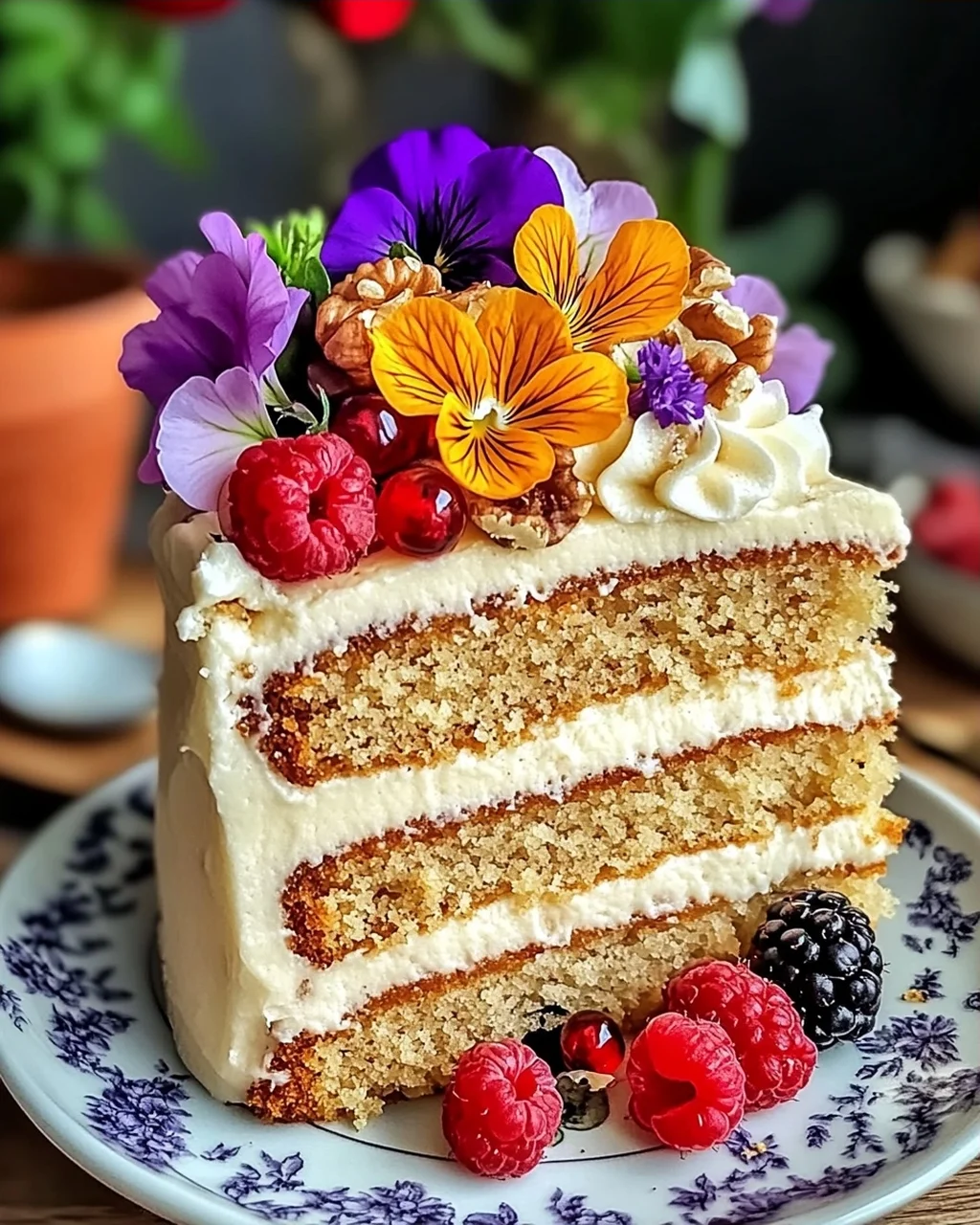 Ahorn-Walnuss-Kuchen für den perfekten Frühling