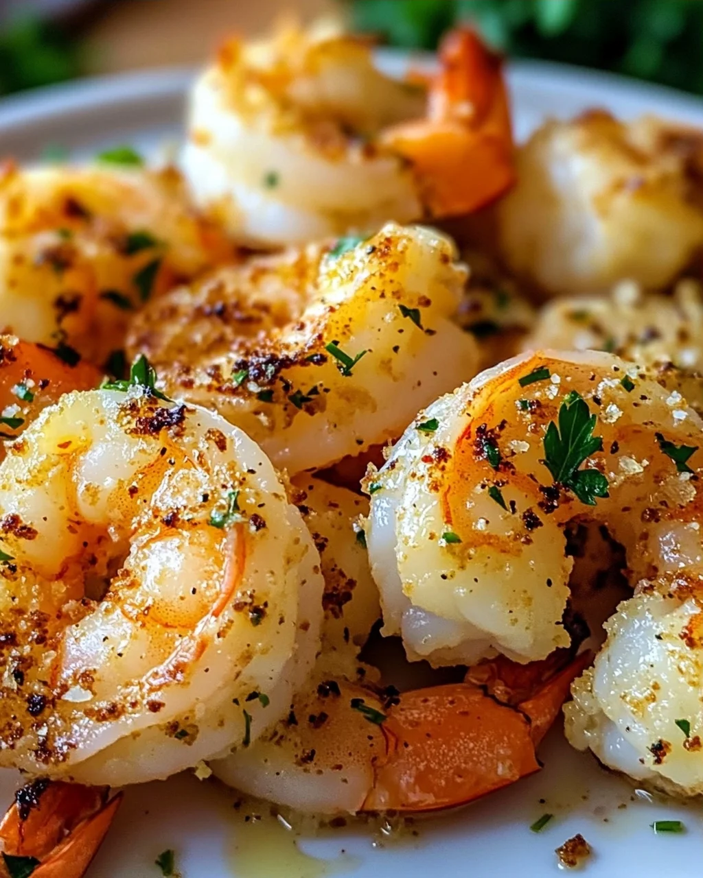 Air Fryer Knoblauch Parmesan Garnelen