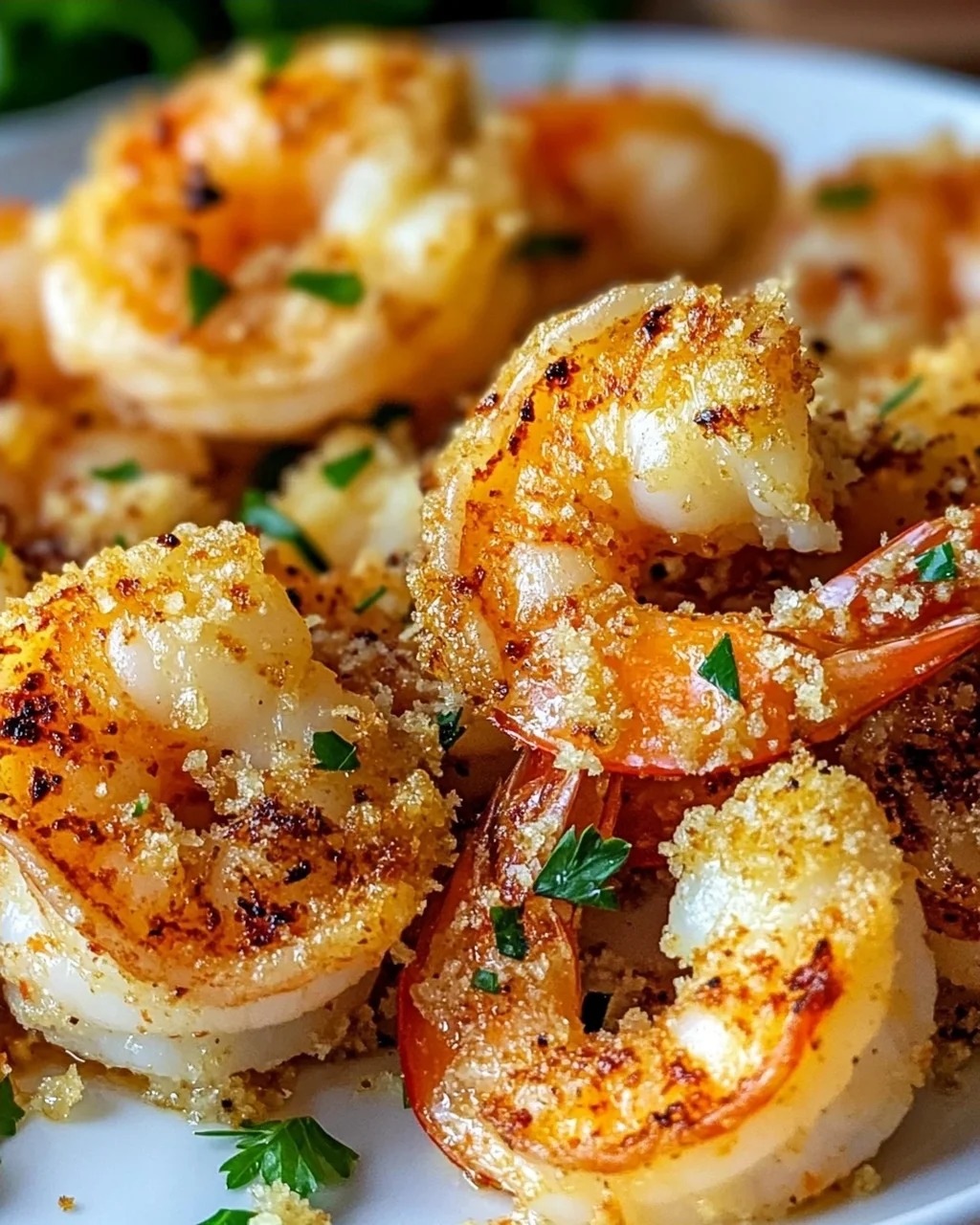 Air Fryer Knoblauch Parmesan Garnelen