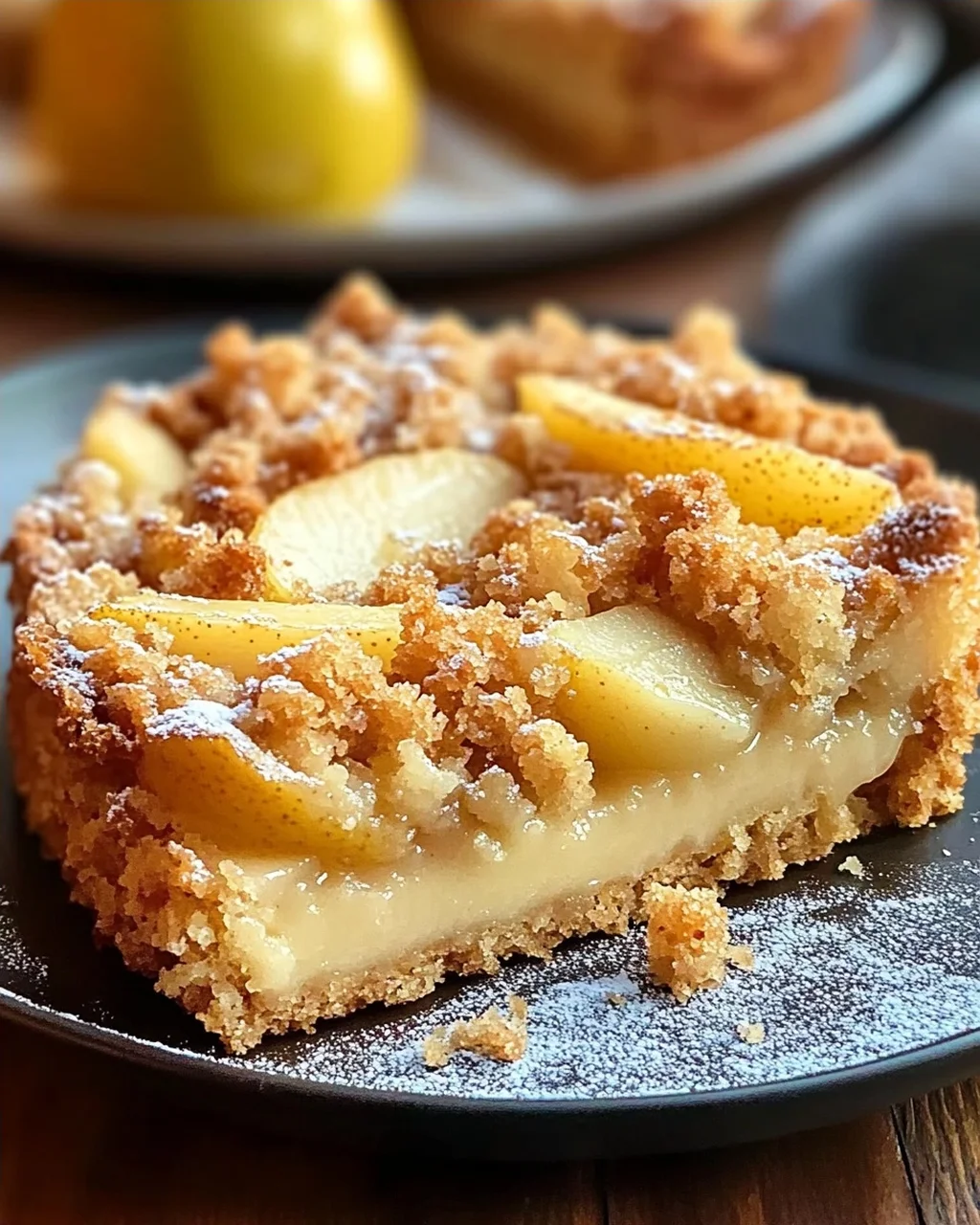 Birnenkuchen mit Streusel