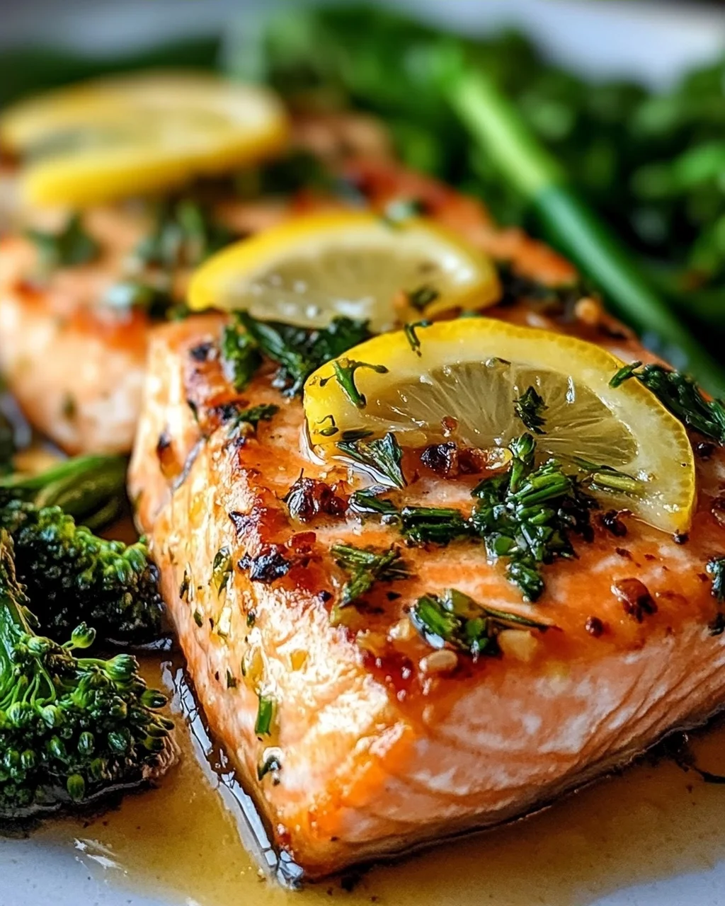 Buttergebackener Lachs mit Broccolini