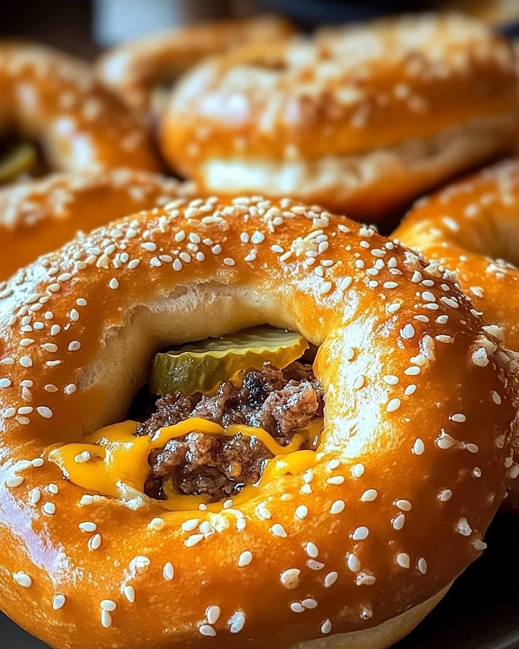 Cheeseburger Pretzel Bombs, die Sie die ganze Woche begehren werden