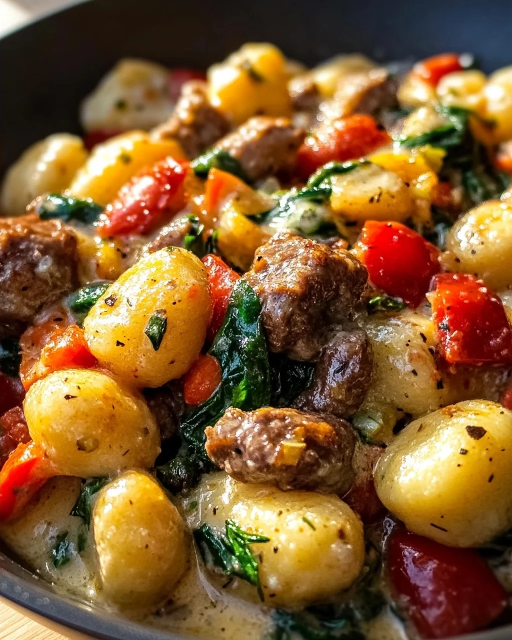 Cremige Gnocchi Pfanne: Einfach & unwiderstehlich lecker