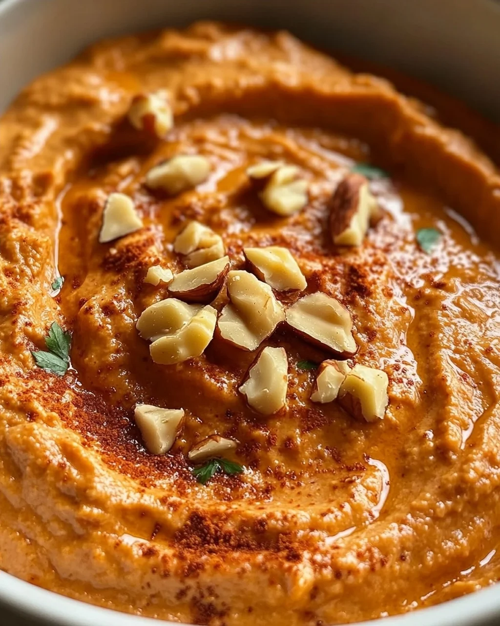 Cremiger Rote Paprika Walnuss Dip: Seidenweiche Textur entdecken