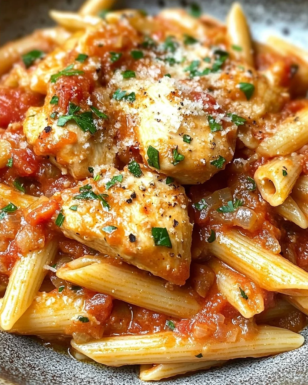 Cremiges Hähnchen all’Arrabbiata in 25 Minuten