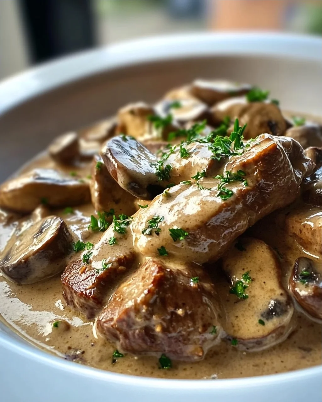 Cremiges Rindergeschnetzeltes in Pilzrahmsauce – schnell & lecker!