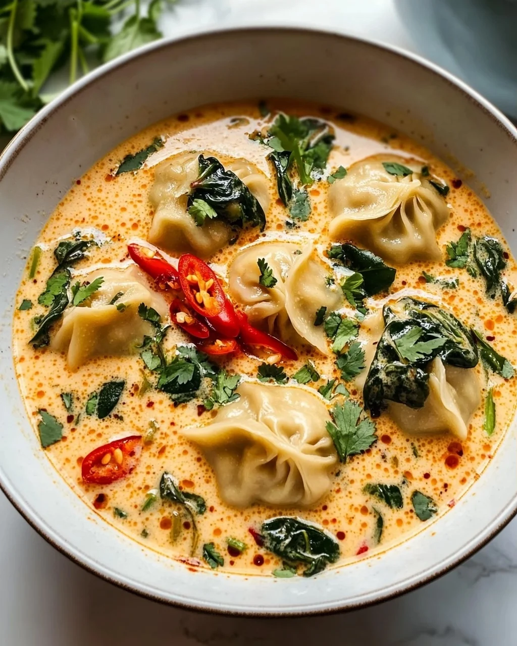 Das beste Rezept: Cremige Thai Dumpling Suppe – Unwiderstehlich