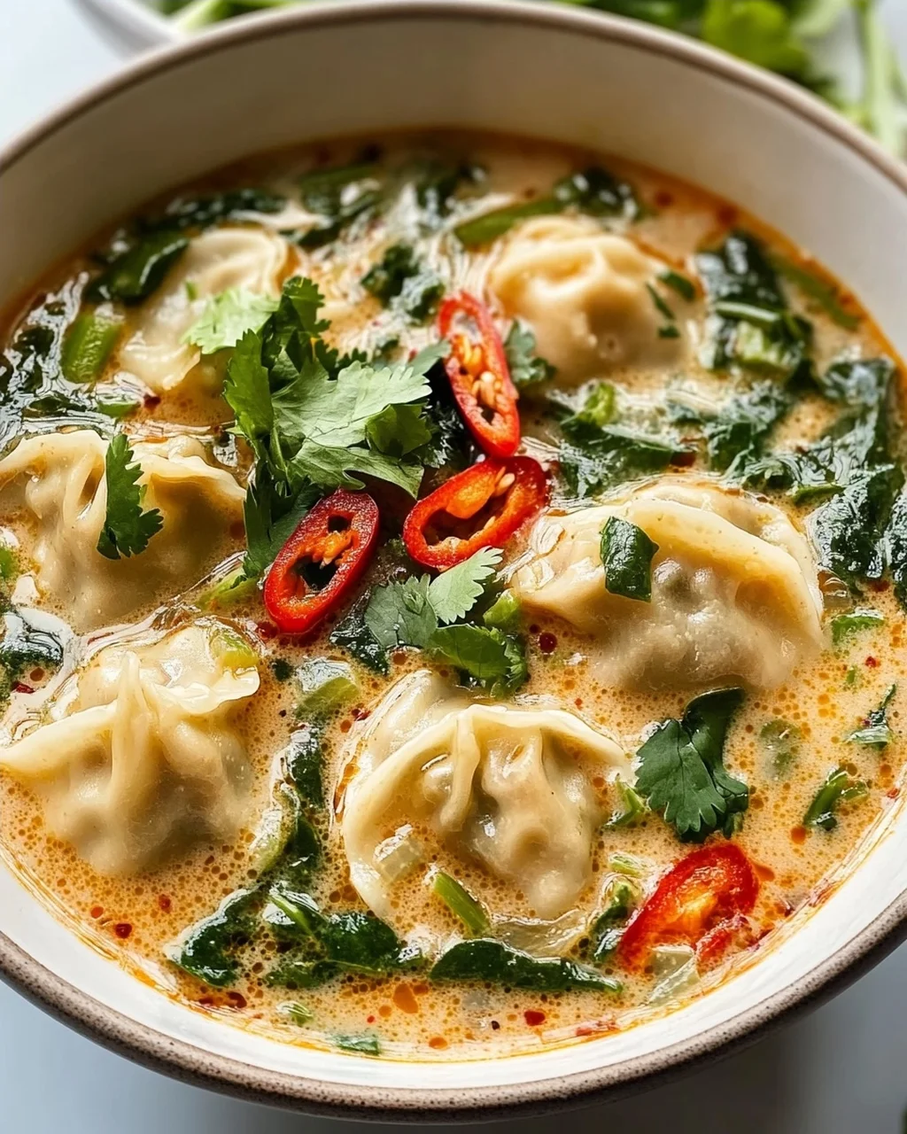 Das beste Rezept: Cremige Thai Dumpling Suppe – Unwiderstehlich