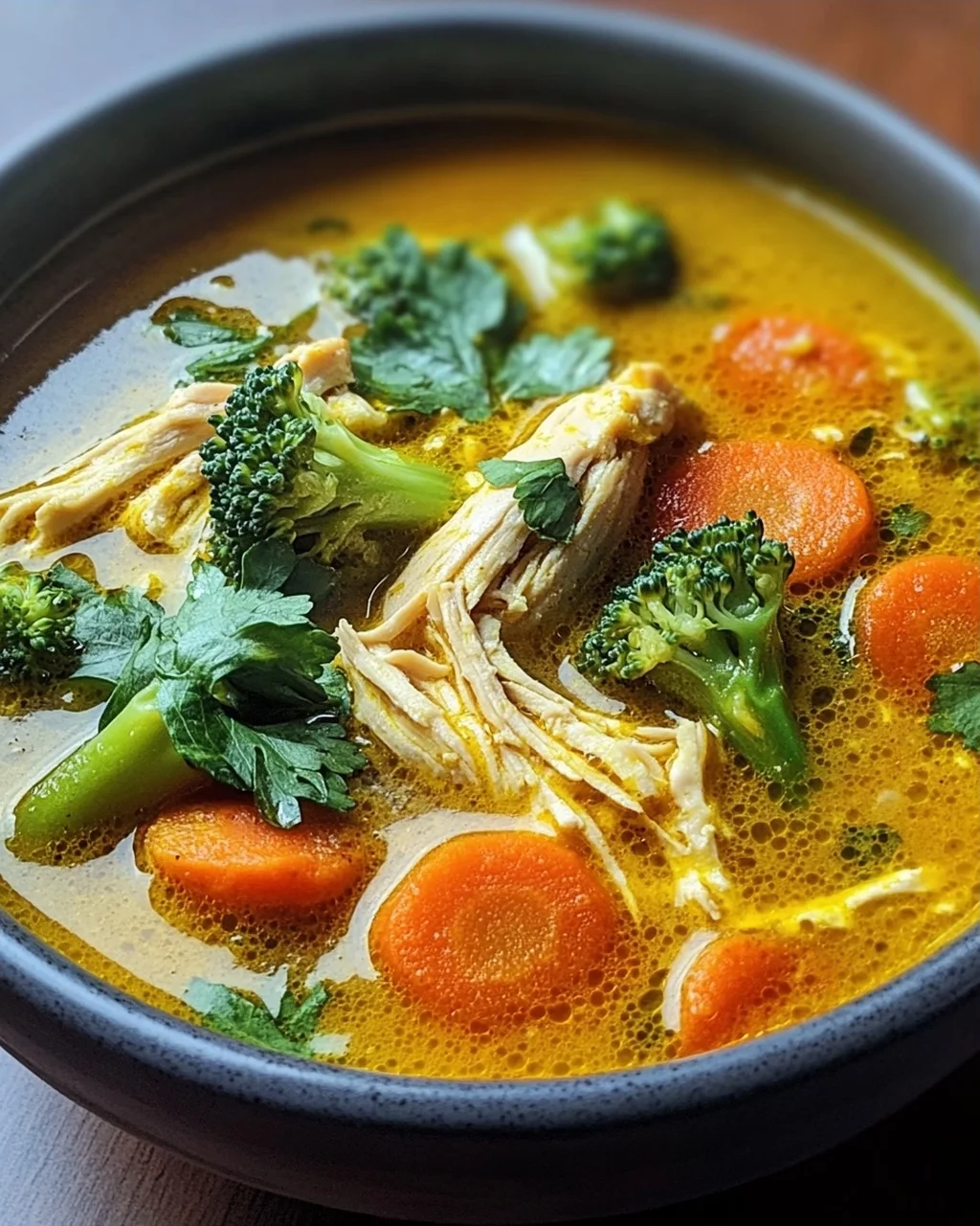 Entzündungshemmende Kurkuma-Hühnersuppe