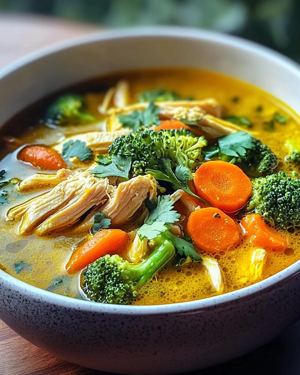 Entzündungshemmende Kurkuma-Hühnersuppe
