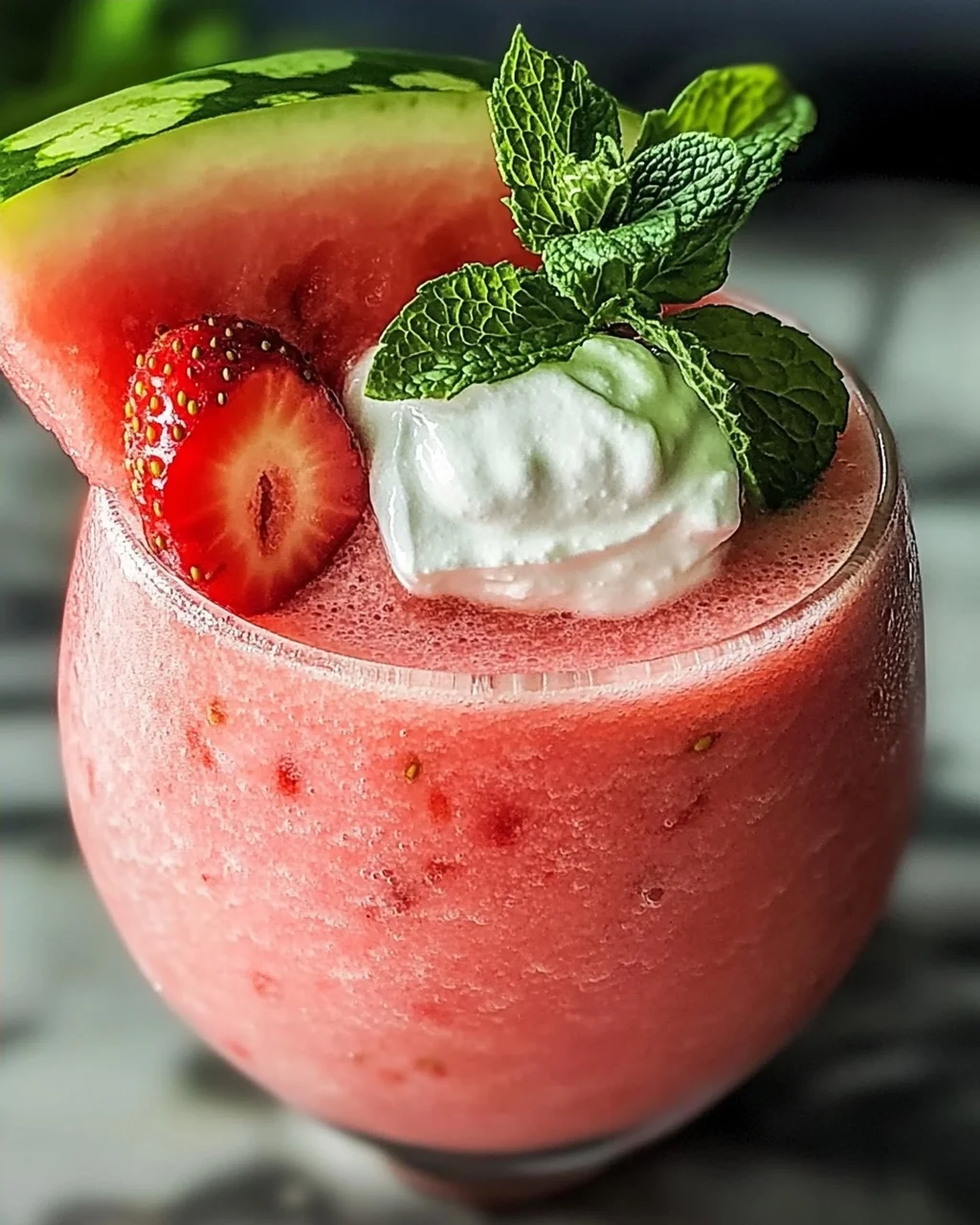 Erfrischender Wassermelonen-Smoothie für den Sommer