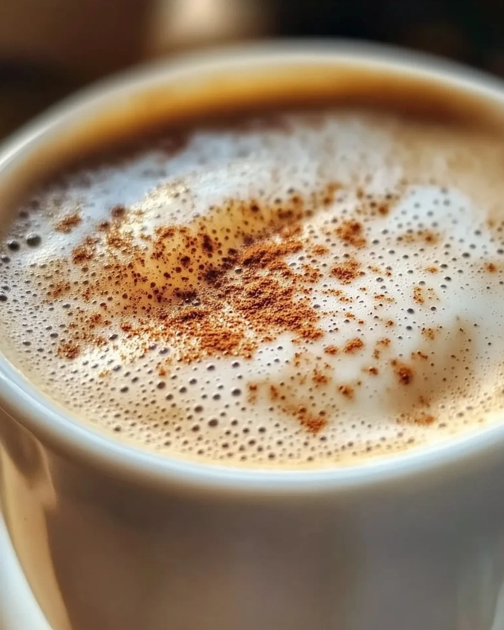Genieße den perfekten Vanille Zimt Milchtee
