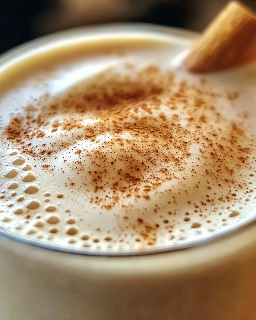 Genieße den perfekten Vanille Zimt Milchtee
