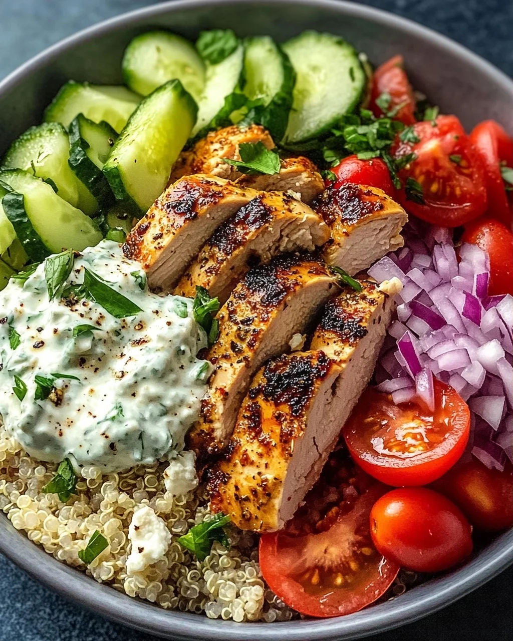 Greek Chicken Bowls Rezept – Einfach & Lecker Genießen!