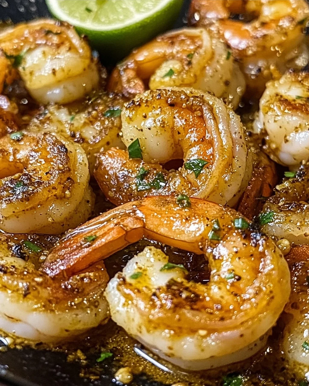 Hatch-Chili geräucherte Garnelen mit Knoblauchbutter
