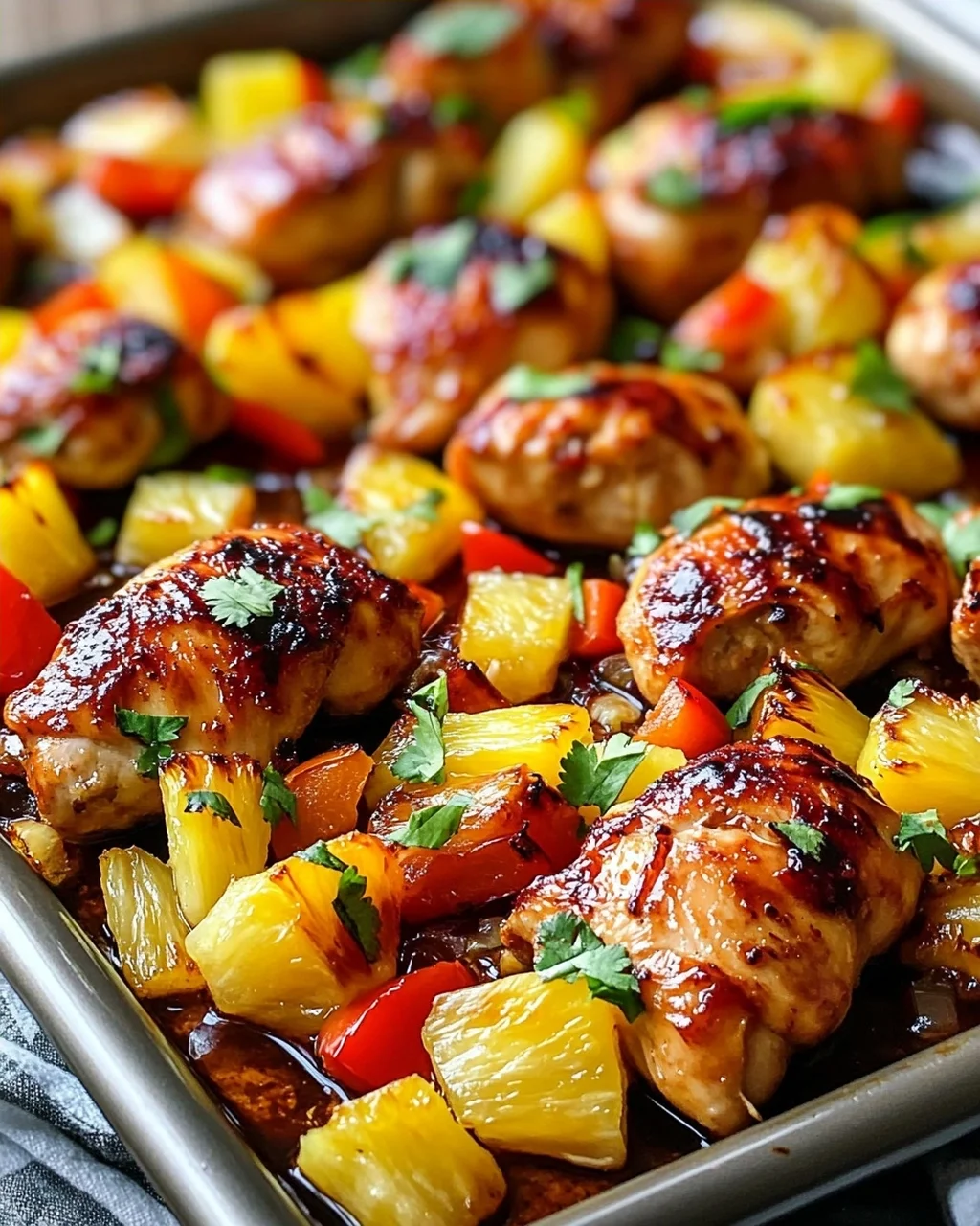 Hawaiian Chicken Sheet Pan