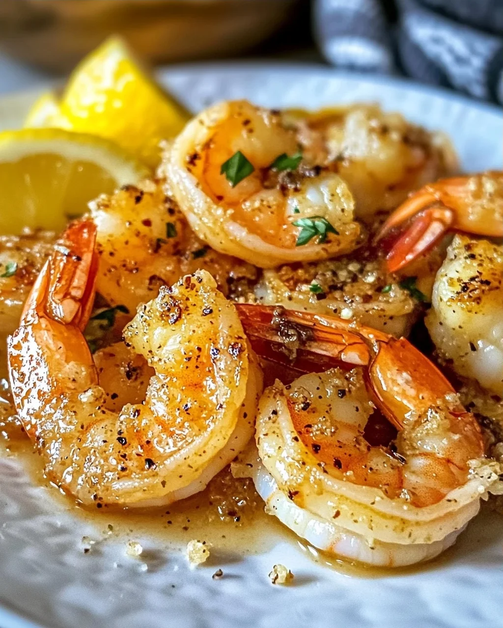 Hawaiianischer Knoblauch-Garnelen schnell zubereitet