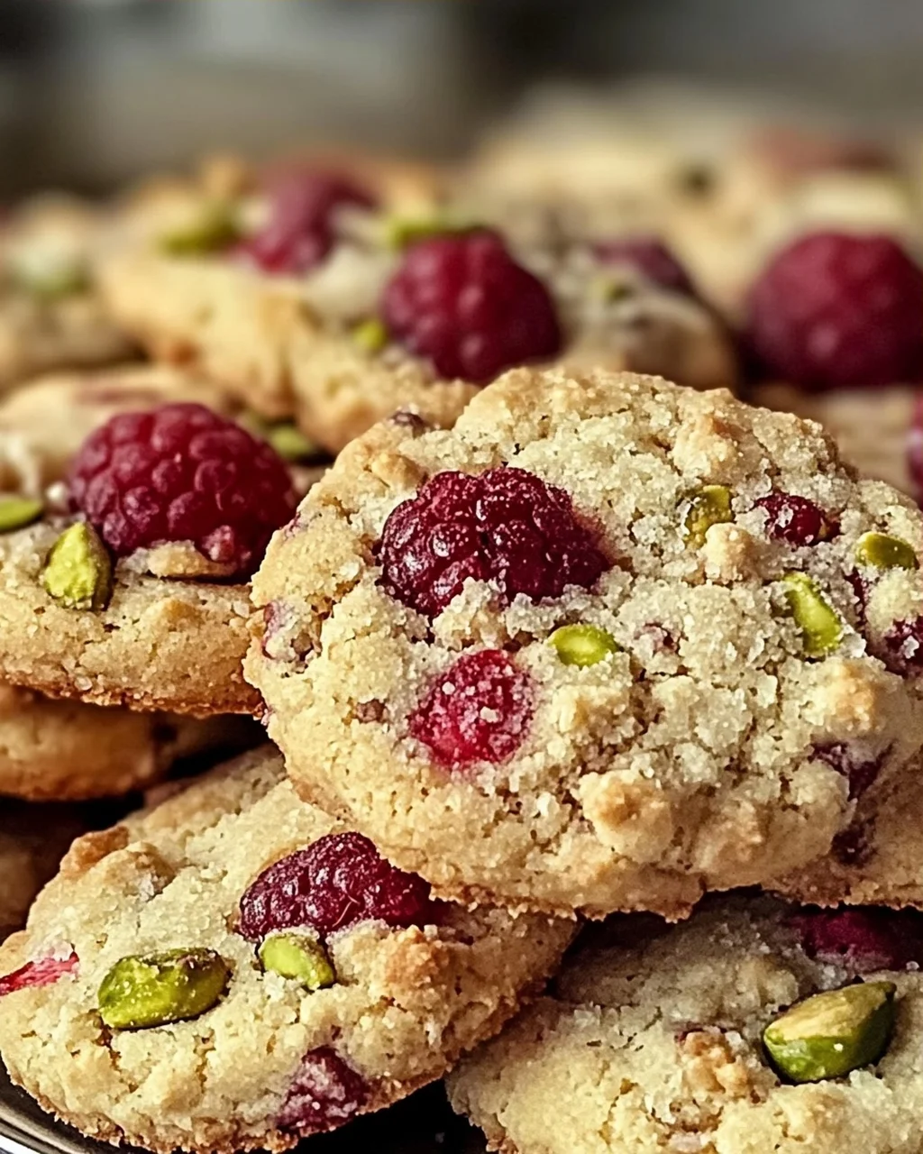 Himbeer-Pistazien-Shortbread-Kekse für jeden Anlass