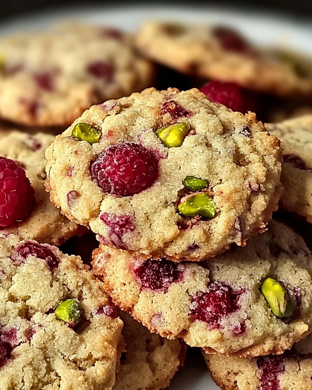 Himbeer-Pistazien-Shortbread-Kekse für jeden Anlass