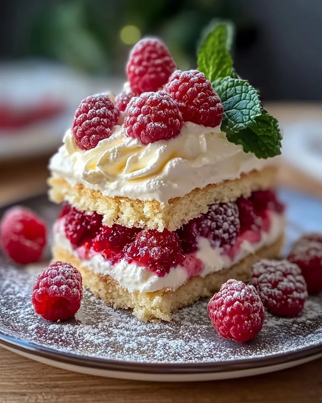 Himmlische Vanillekipferl Dessert mit nicht-alkoholischen Beeren