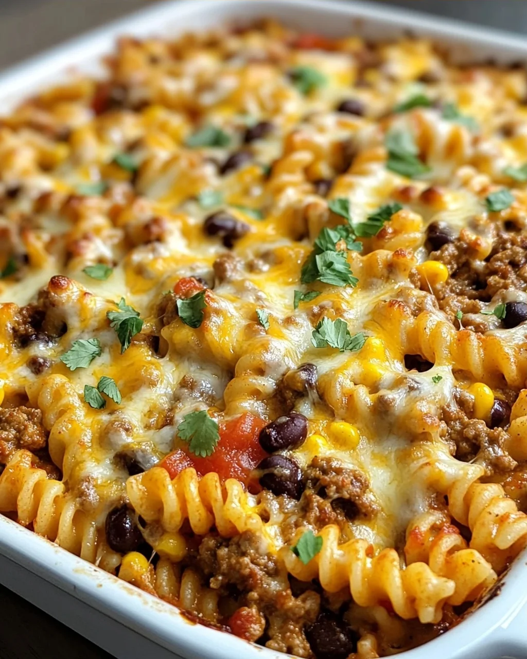 Käse-Taco-Stick-Pasta-Auflauf