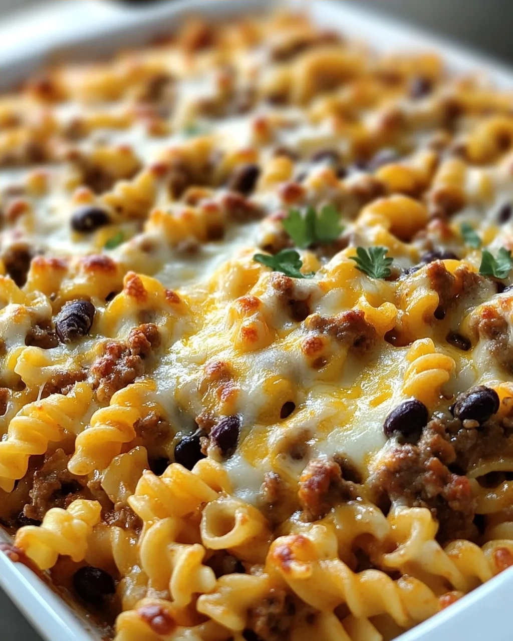 Käse-Taco-Stick-Pasta-Auflauf