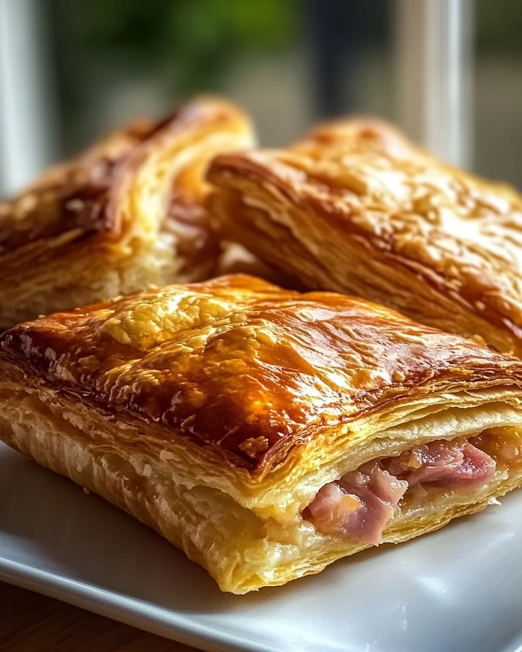 Klassische Rinderschinken Käse Blätterteigtaschen: Lecker & Schnell