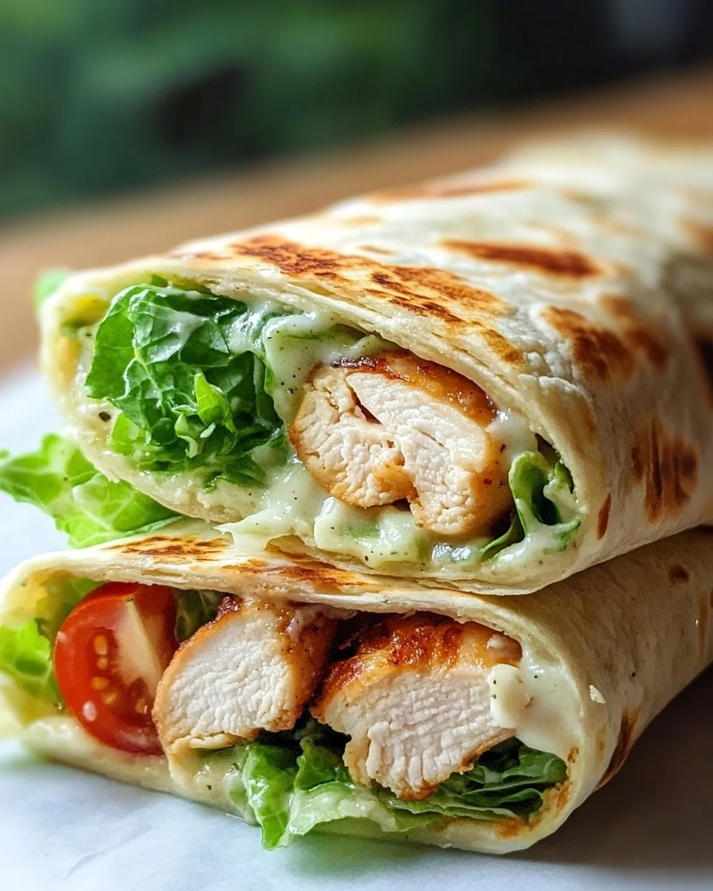 Knackige Hähnchen Caesar Wraps – Schnell & unwiderstehlich!