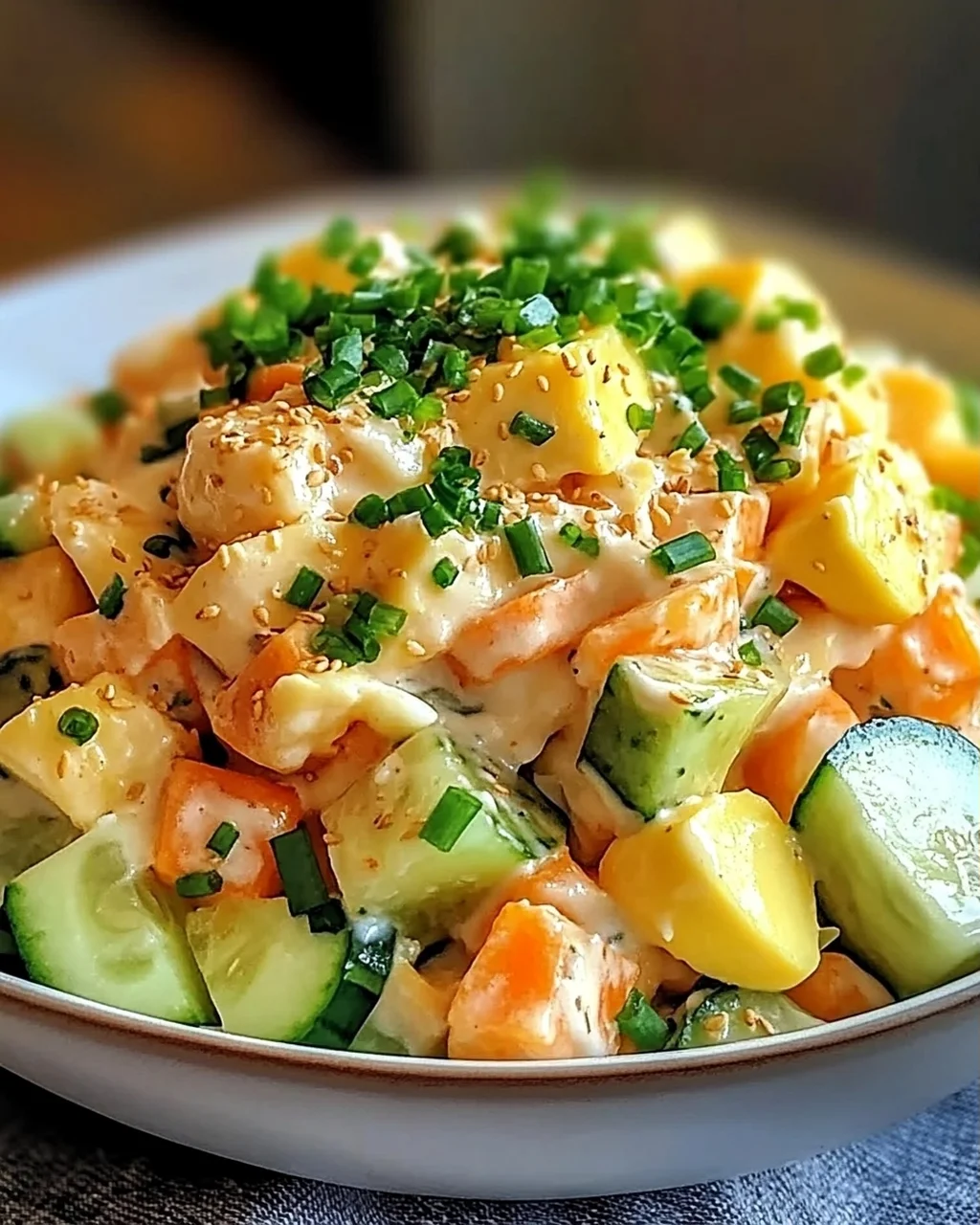 Koreanischer Kartoffelsalat: cremig und anpassbar