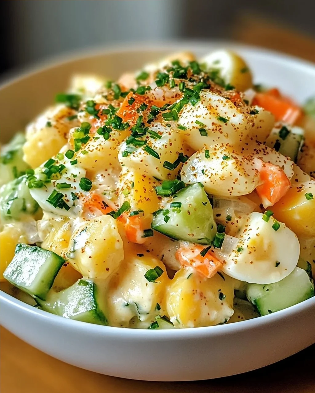 Koreanischer Kartoffelsalat: cremig und anpassbar