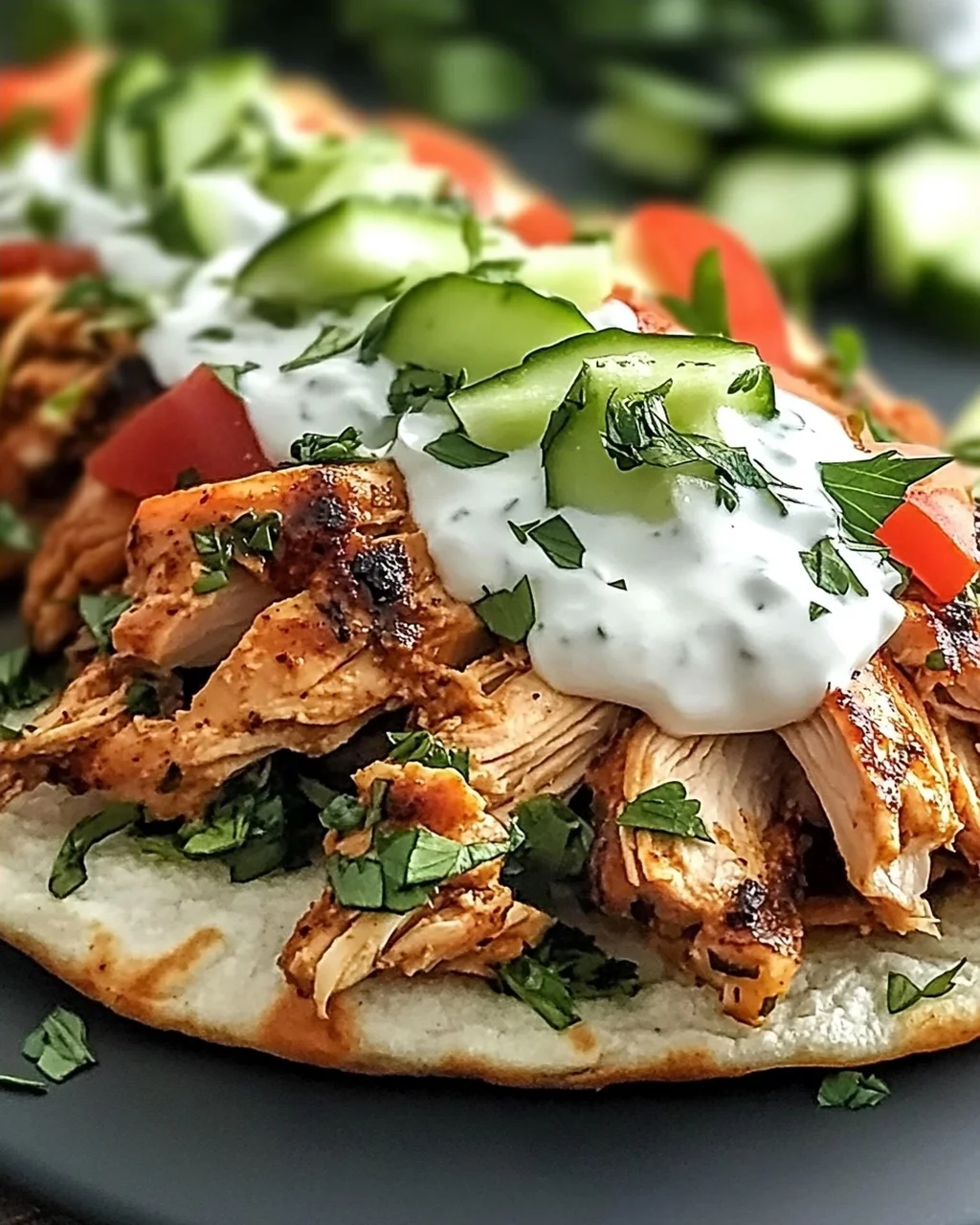 Köstliche Slow Cooker Hähnchen Gyros für jeden Tag
