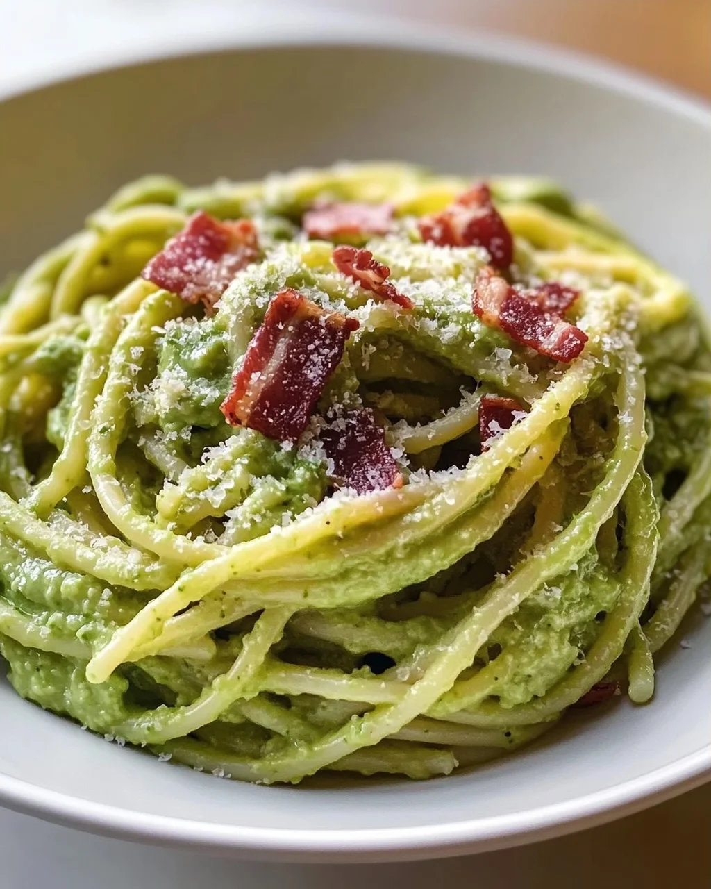 Leckere Avocado Carbonara mit Rindfleisch – Einfaches Rezept!
