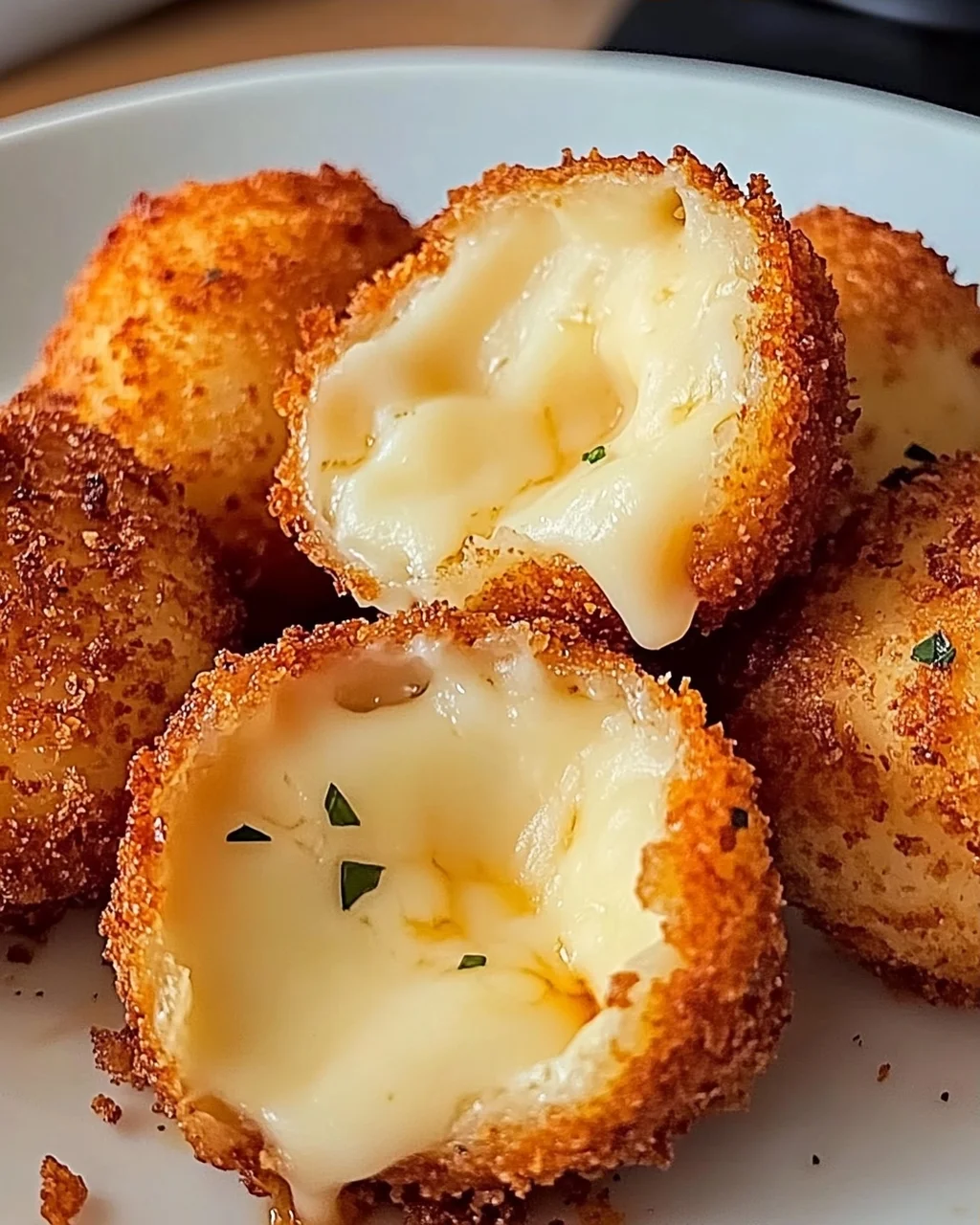 Luftgebratene Babybel-Käse: Knusprig und Köstlich