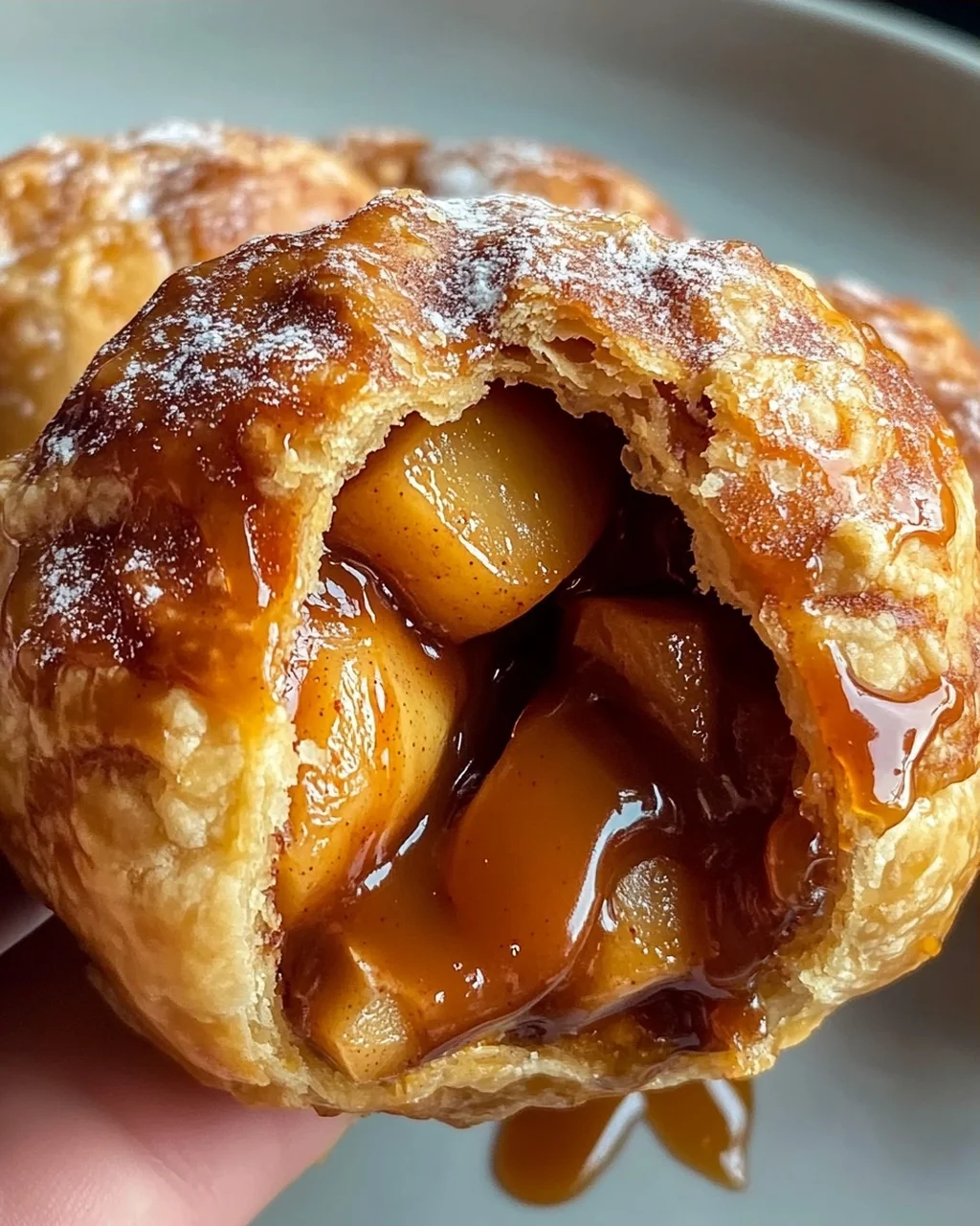 Mundwässernde Karamell Apfelkuchen Bombs