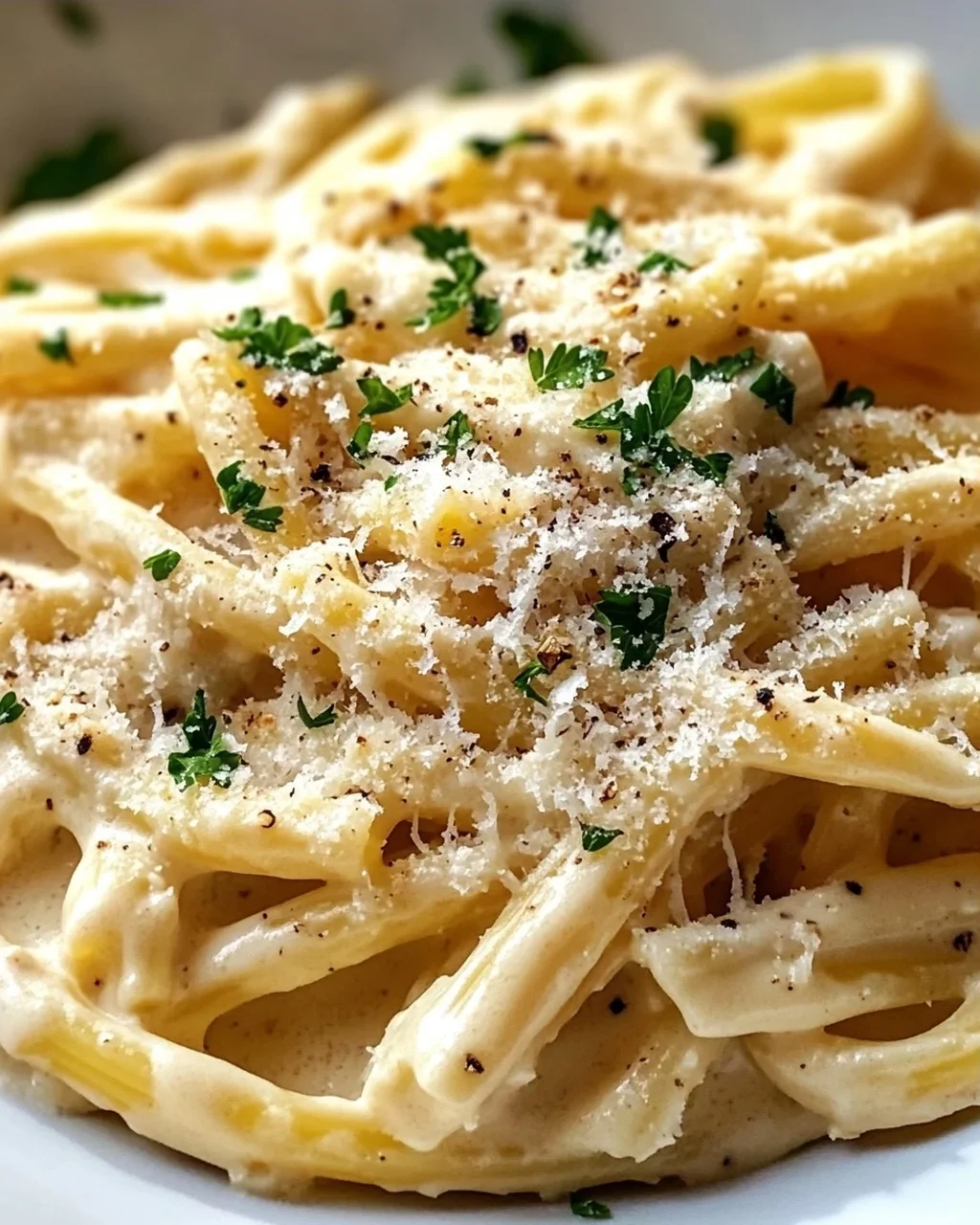 One Pot Cremige Knoblauch Pasta