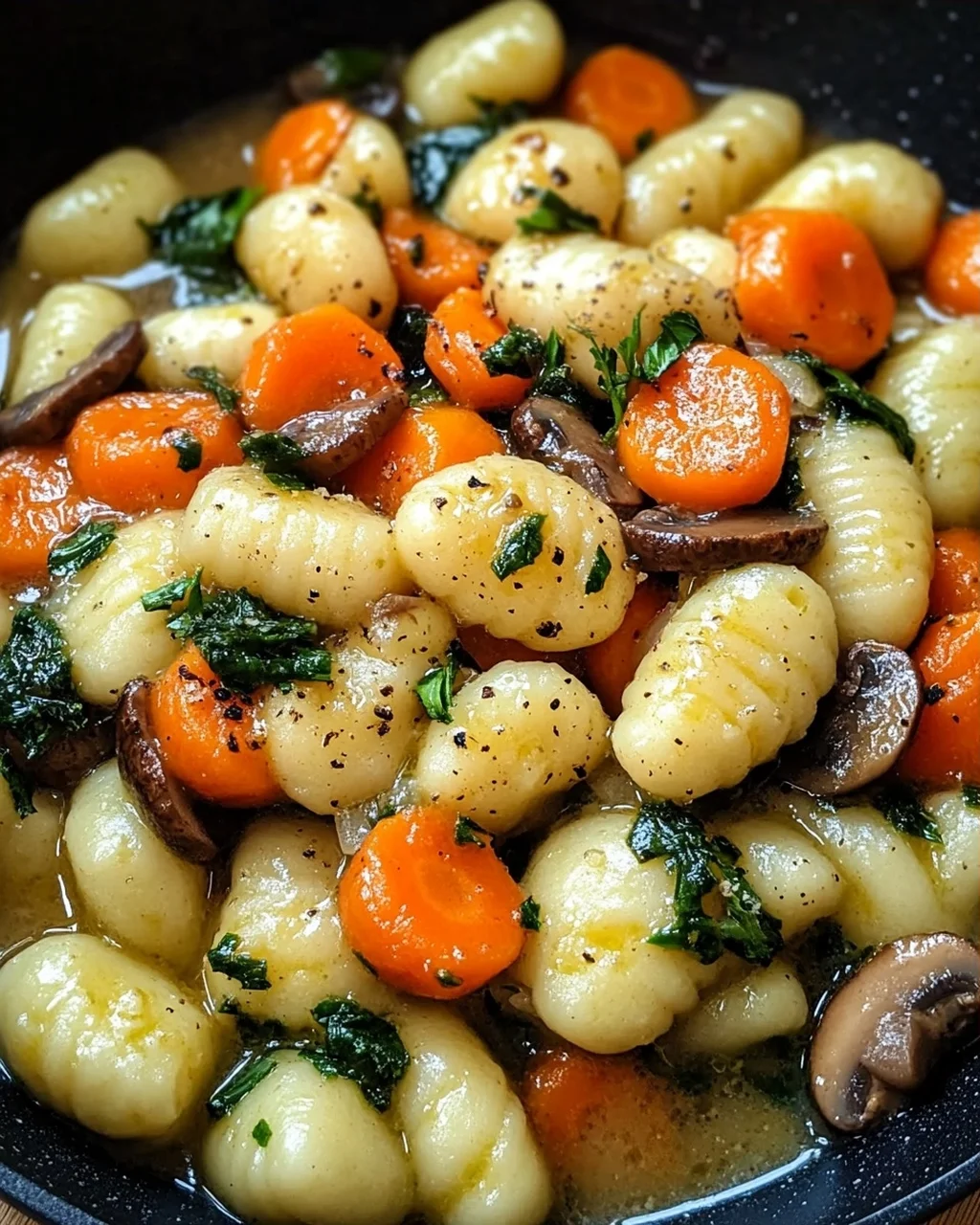 One Pot Gnocchi mit Rahmgemüse