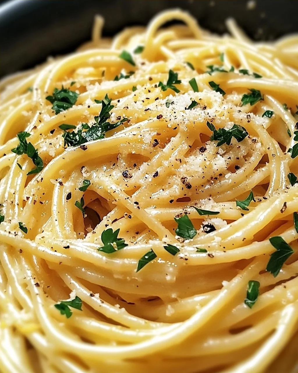 One Pot Knoblauch Käse Pasta
