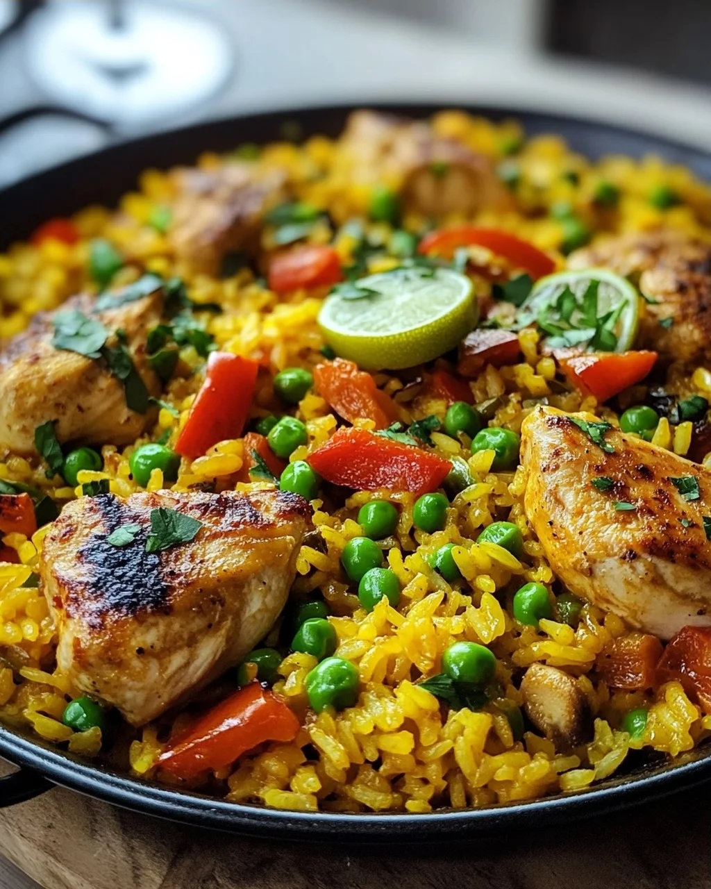 Paella mit Hähnchen