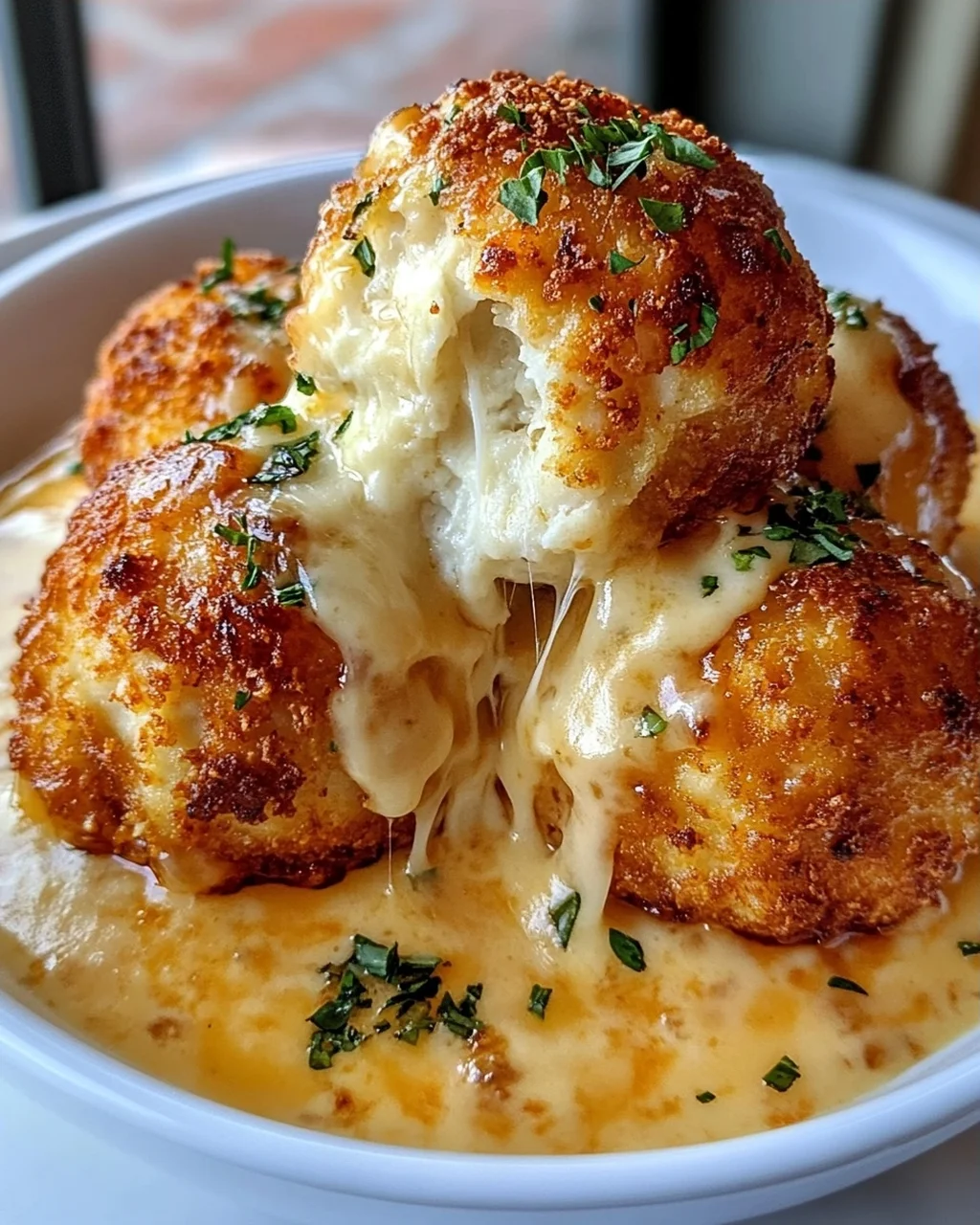 Parmesanwolken Hähnchen-Bomben Rezept