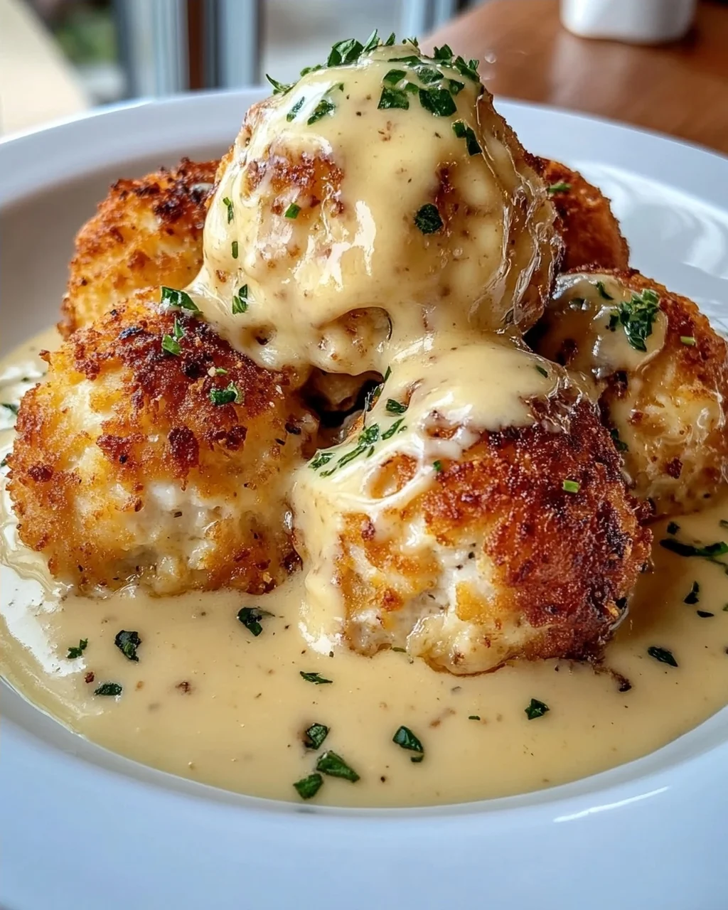 Parmesanwolken Hähnchen-Bomben Rezept