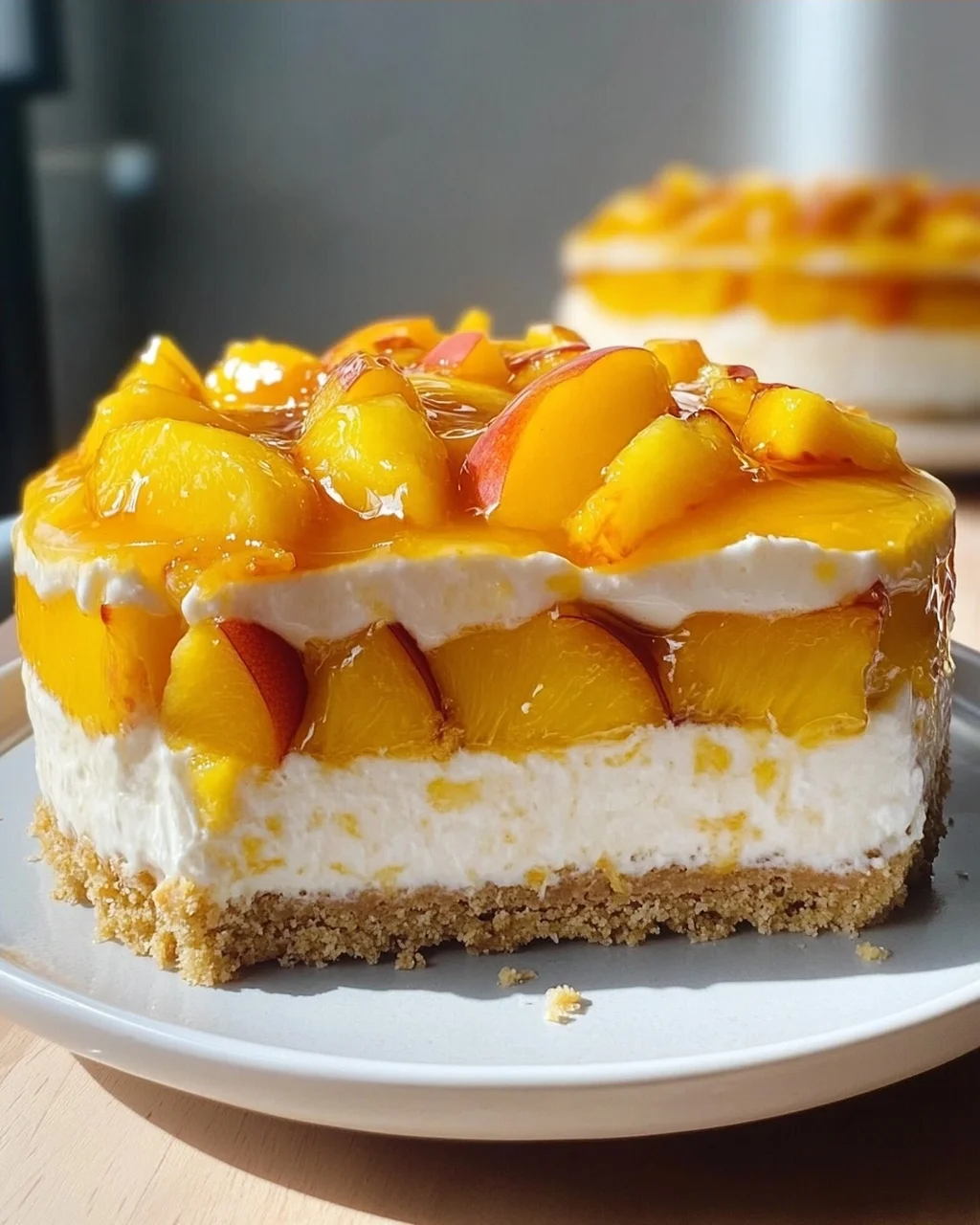 Pfirsich Maracuja Torte ohne Backen