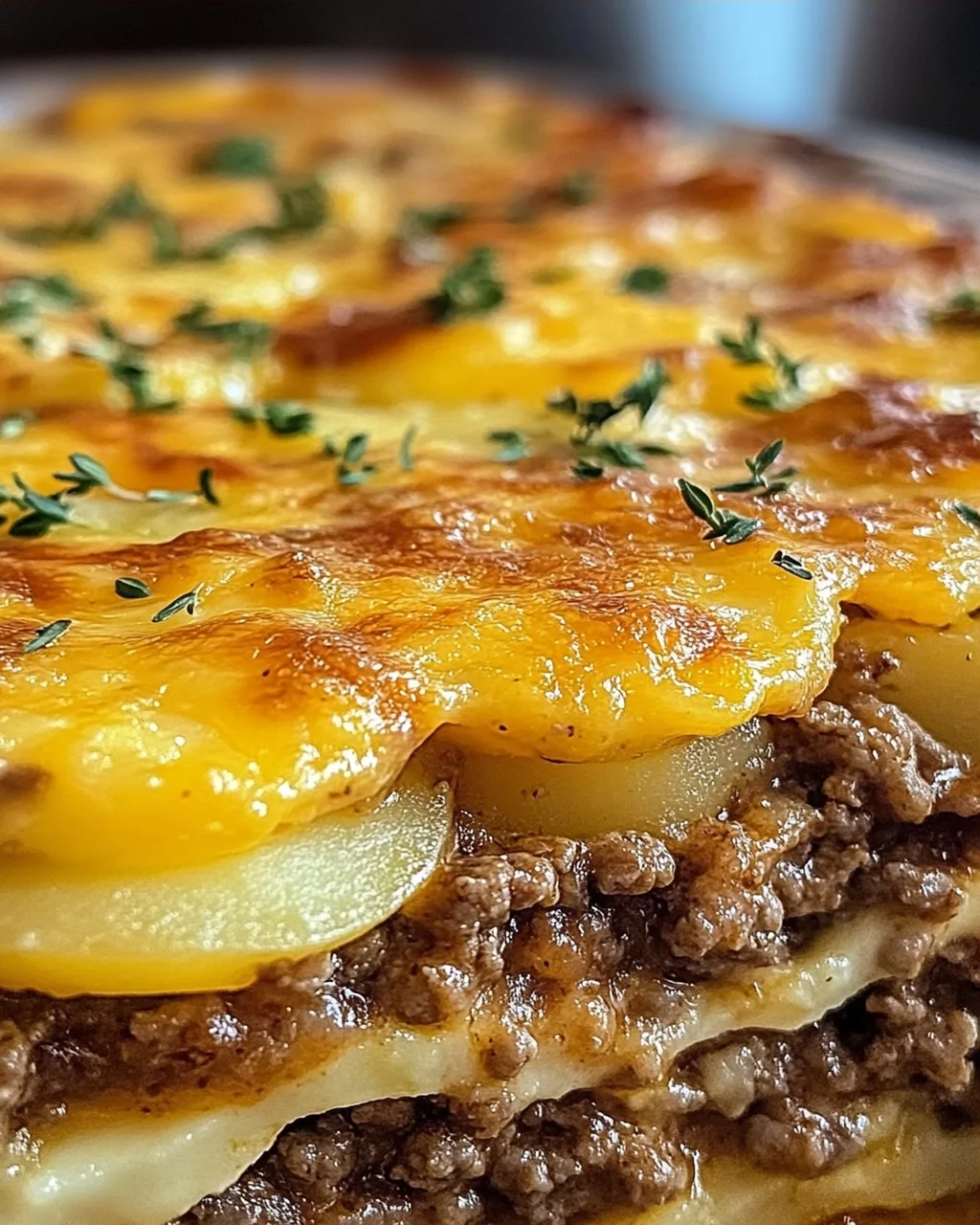 Rinderhackfleisch und Kartoffelauflauf für jeden Tag