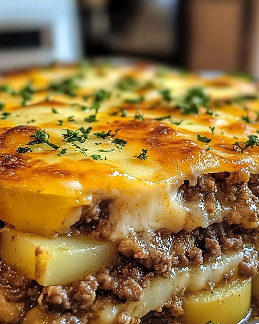 Rinderhackfleisch und Kartoffelauflauf für jeden Tag