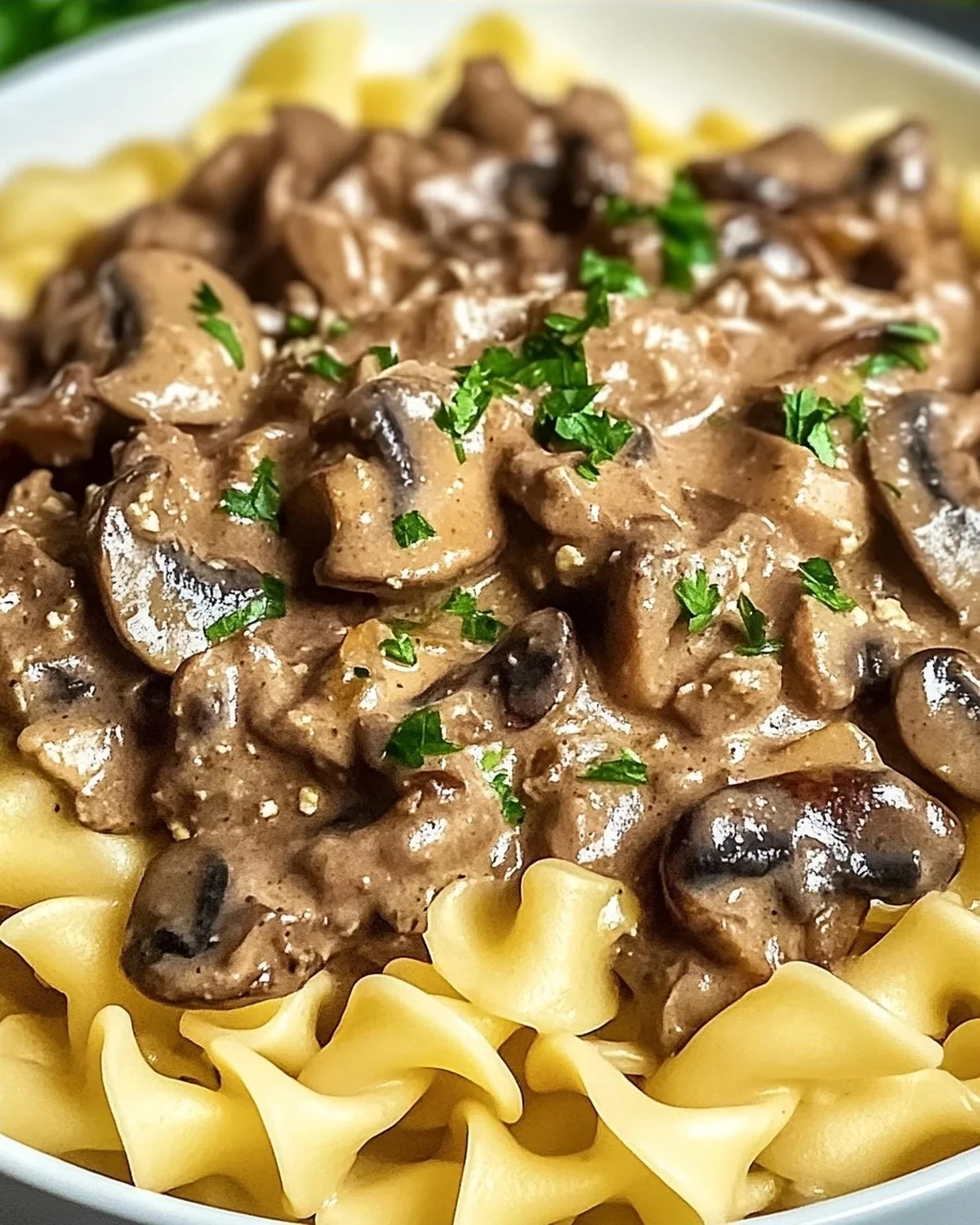 Rindfleisch Stroganoff für dein ideales Familienessen
