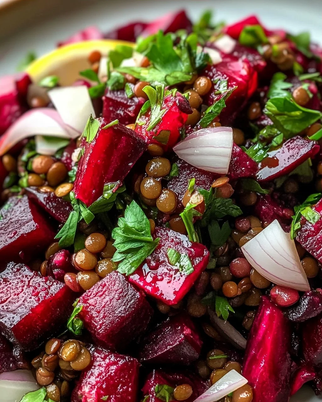 Rote Bete Linsen Salat: Einfaches Rezept für gesunden Genuss
