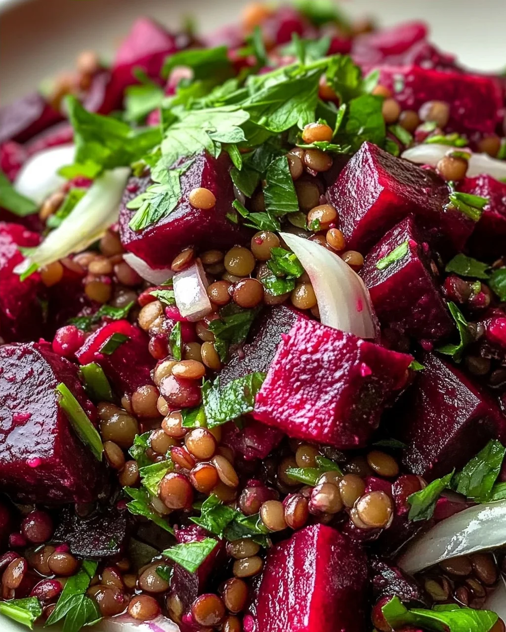 Rote Bete Linsen Salat: Einfaches Rezept für gesunden Genuss