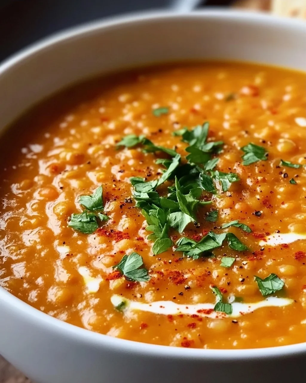 Rote Linsensuppe Kraftig Aromatisch