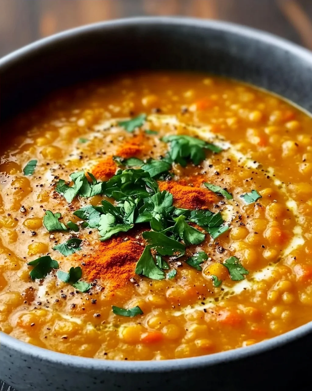 Rote Linsensuppe Kraftig Aromatisch
