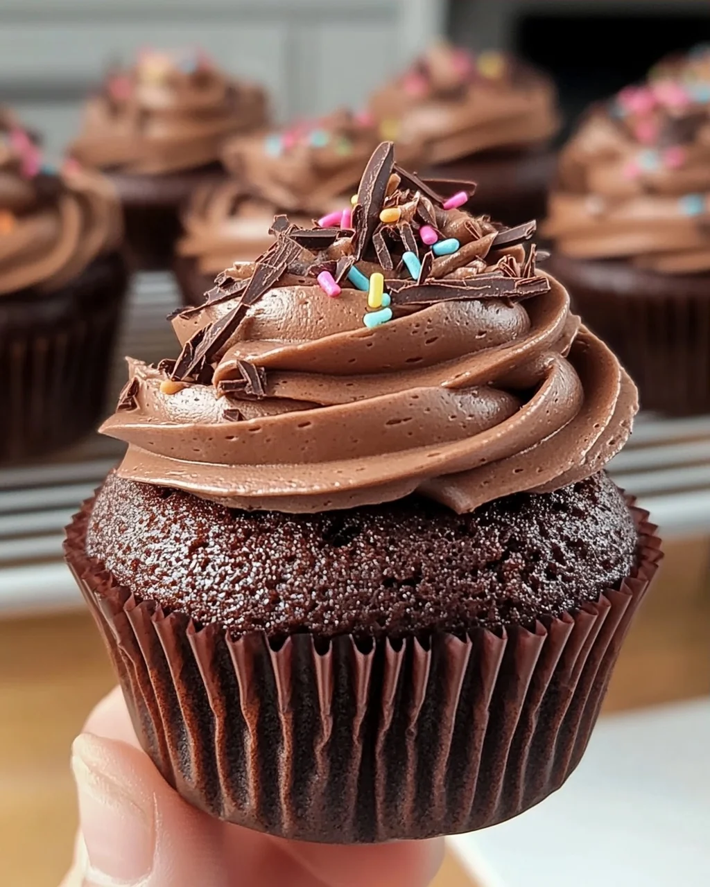 Saftige Schokoladen-Cupcakes