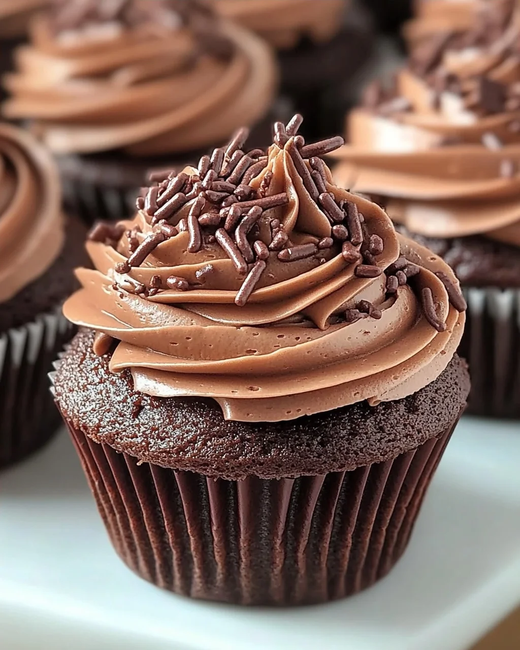 Saftige Schokoladen-Cupcakes